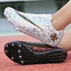 Professional Unisex Track Field Shoes Non Slip Sneakers Spikes Running Nails Shoes Track and Field Comprehensive Training Shoes 4