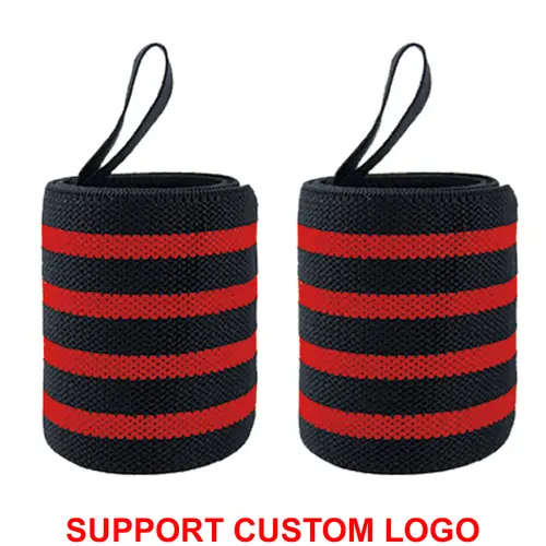 1 Pair Wristband Wrist Support Brace Straps Extra Strength Weight Lifting Wrist Wraps Bandage Fitness Gym Training Custom Logo - Image 10
