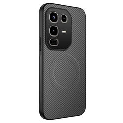 Luxury Matte Shockproof Phone Case with Magsafe Magnetic Wireless Charging Compatibility for Note 50 Pro 4G (Gray)