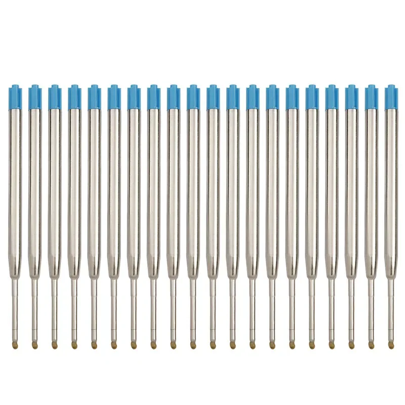5/10/20pcs L:3.9 In Ballpoint Pen Refills for Parker Pens Medium Point blue red