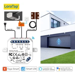 Smart WiFi Garage Door Opener with Wired Sensor and Voice Control Compatibility (EU Standard)