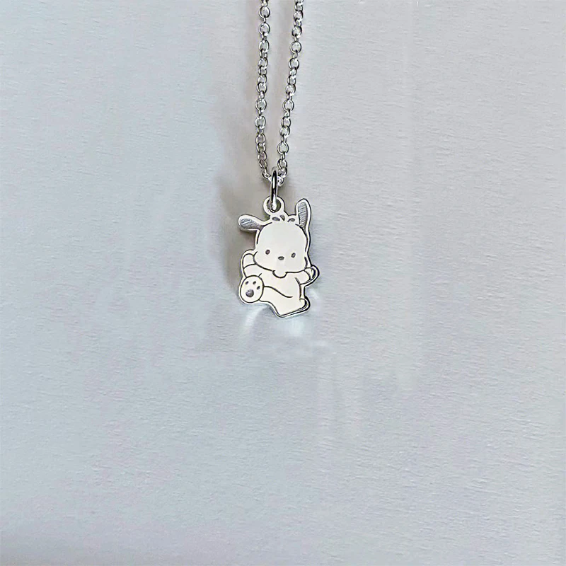 

Cute Pochacco Necklaces Kawaii Anime Cartoon Sanrio Clavicle Chain Jewelry Beauty Accessories Decorative Toy Girls Holiday Gifts