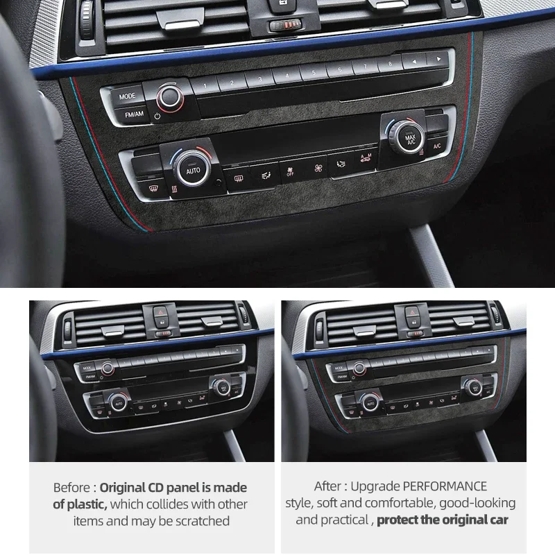 For BMW F20 F21 F22 Serie 1 2 M235i Made of Alcantara Car
