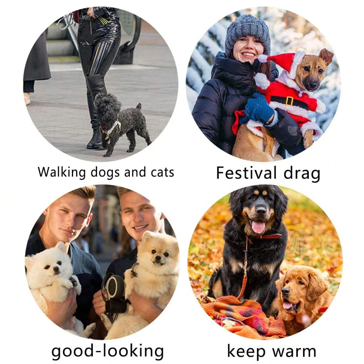 1pc-Pet Clothing Happy Two Leg Velvet Clothes Autumn and Winter Small and Medium sized Dog Pet Clothing