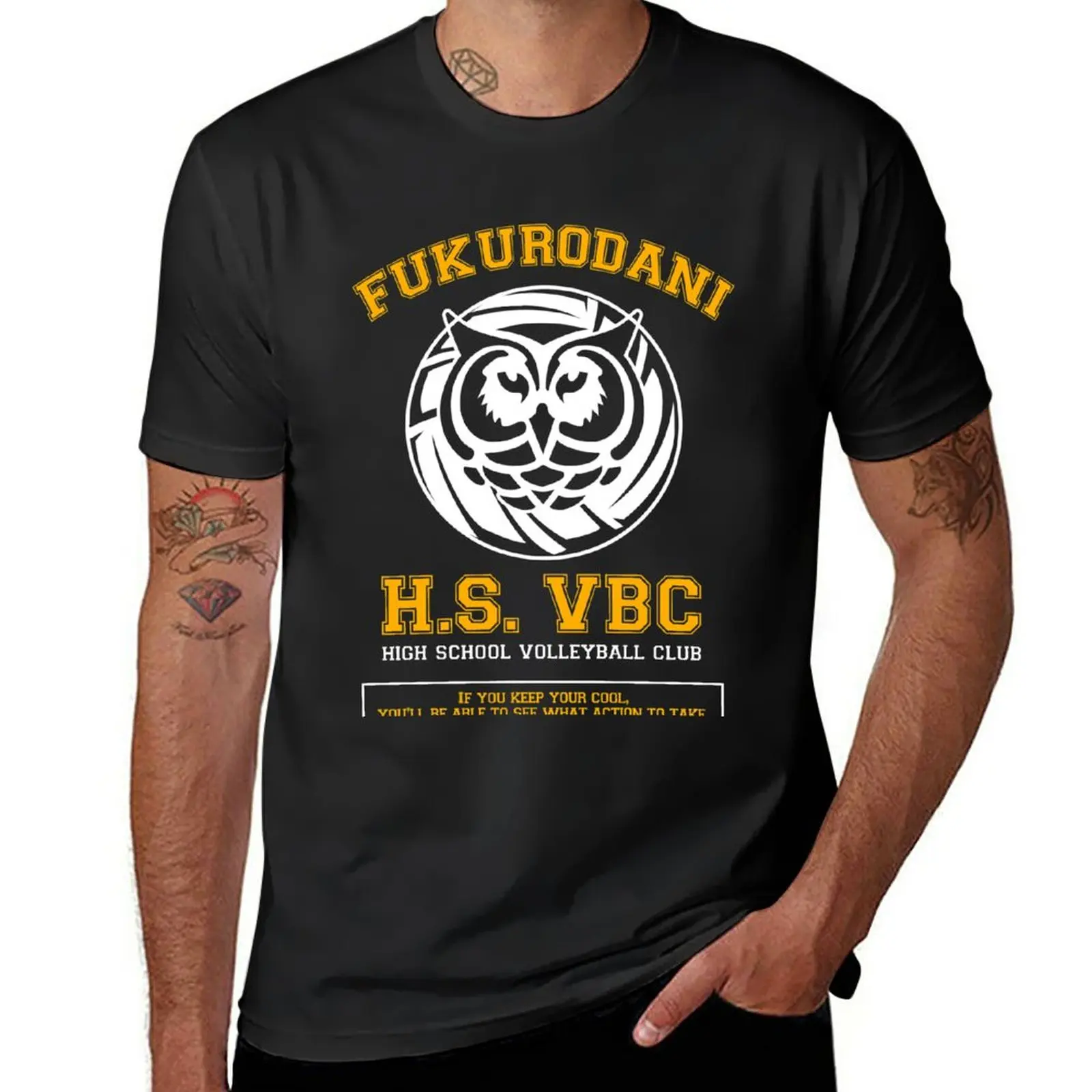 

Fukurodani Haikyuu T-Shirt hippie clothes summer top sports fans fruit of the loom mens t shirts