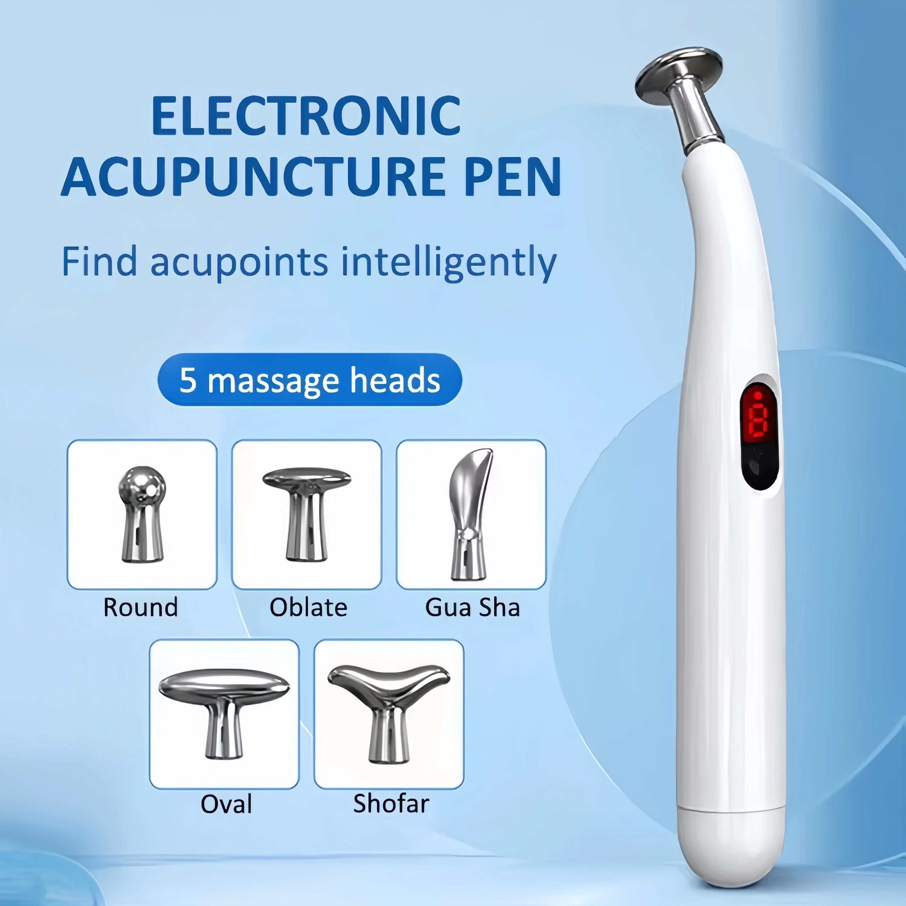 Electronic Acupuncture Pen 5/8/10 In 1 Massage Acupuncture Pen Electronic Acupuncture Point Pen Meridian Energy Acup Massager MultiFunction Massage