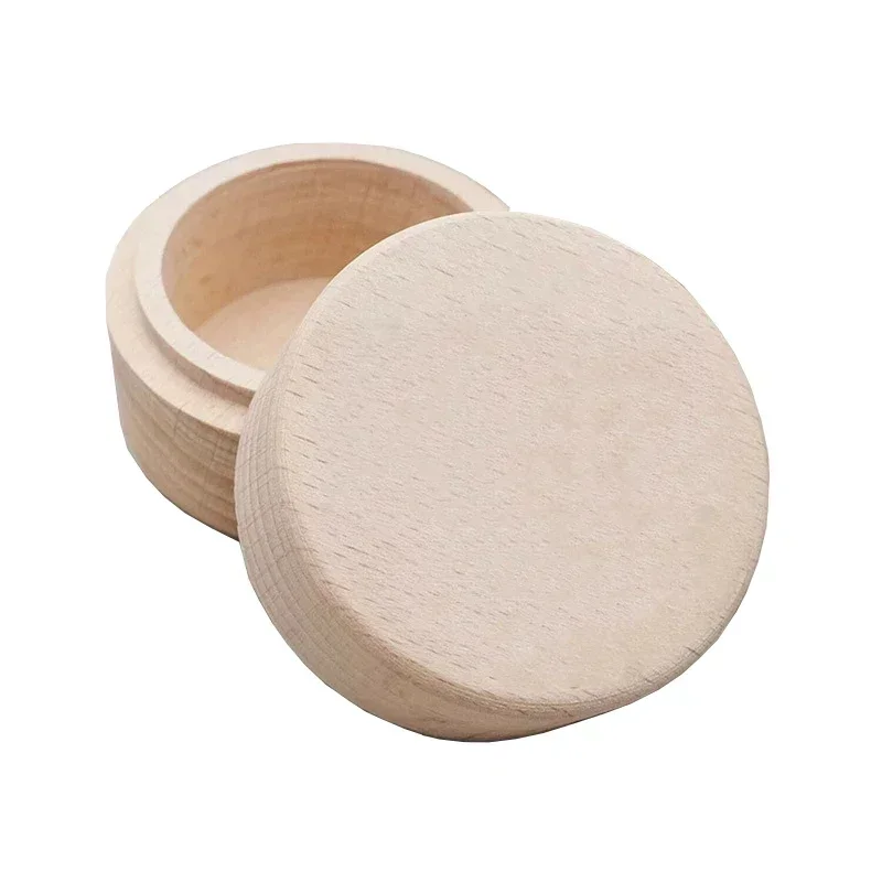 תיבת אחסון עץ לשמירת שן לתינוק, תיבת אחסון לא מוגמרת לשן, מתנה חמודה מחוררת עם שן, תיבת שן לבנים ולבנות