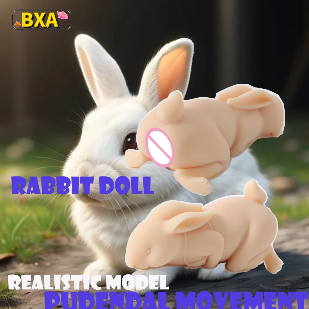 Male Masturbation Sex Toy 0.5kg Rabbit Model Realistic Vaginal Channel Adult Male Masturbator Pussy Can Be Inserted male masturbator