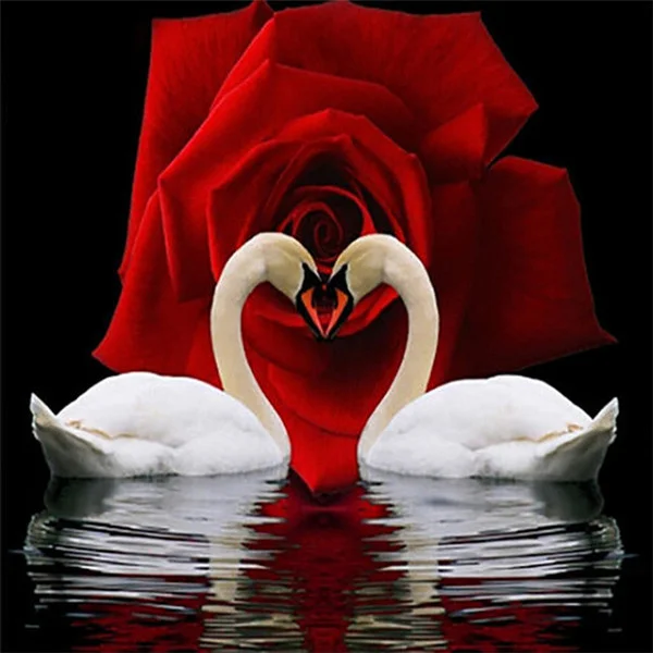 

5D алмазная живопись «сделай сам», животное, лебедь, полная Алмазная мозаика, рукоделие, вышивка крестиком, набор для домашнего декора