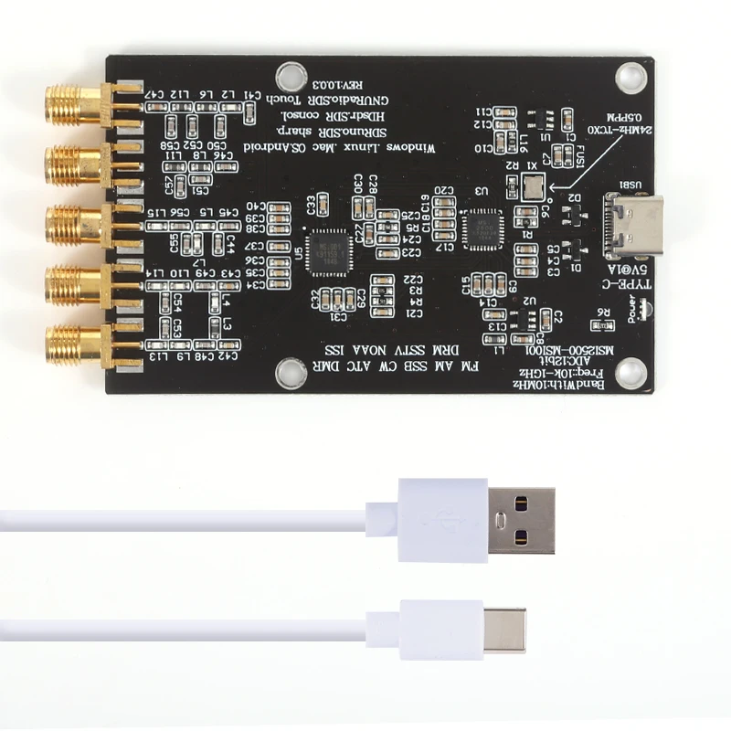 

RSP1 10kHz To 1GHz SDR Receiver Compatible With RSP HF AM FM SSB CW Aviation Band Receiver 0.5PPM AM FM SSB ATc SSTV iSS