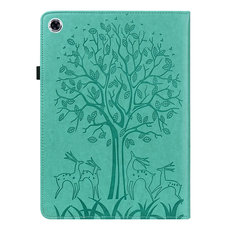 

For Lenovo Tab M10 HD Embossed animal motifs Case Lenovo X306X PU Leather Wallet Lenovo M10 2nd Tablet Case 10.1"inch Funda