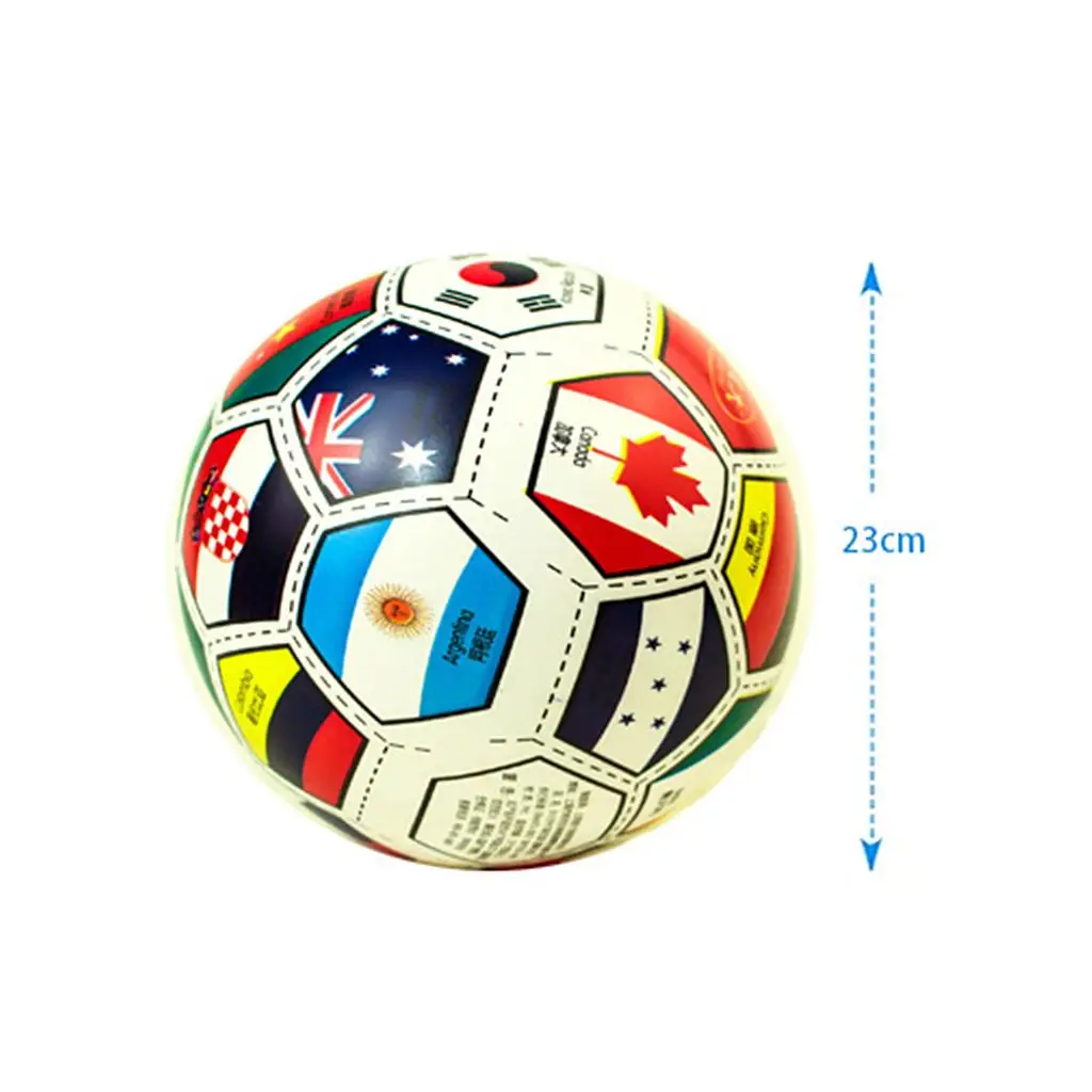 National Flags Learning Toy Inflatable Sandy Beach Ball 9" Educational Toy