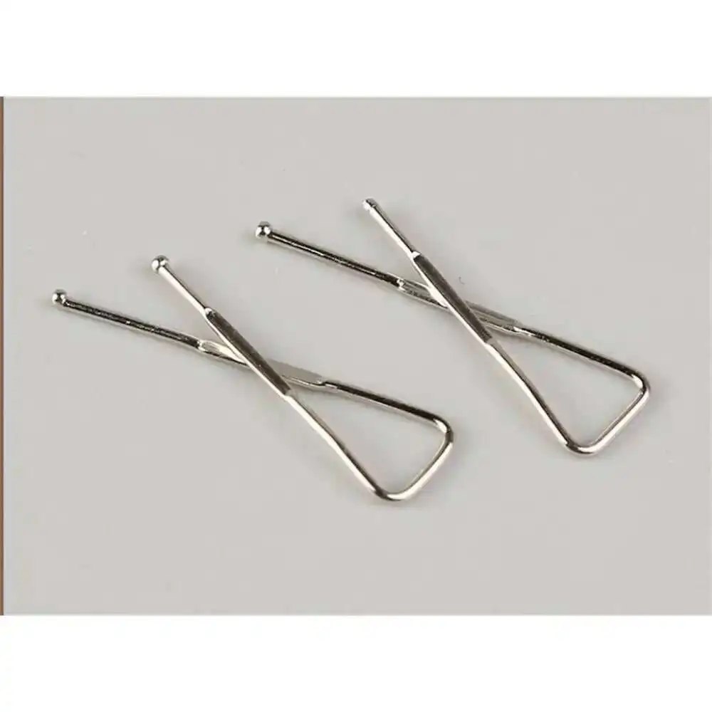 100pcs Stainless Steel Shirt Clips, metal X clip garment clothes socks trousers dress skirt pants packaging peg paper binder