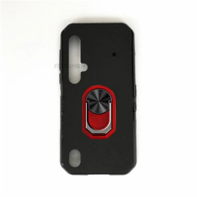Blackview 5.84 Soft TPU Silicone Phone Case with Back Finger Ring and Bracket