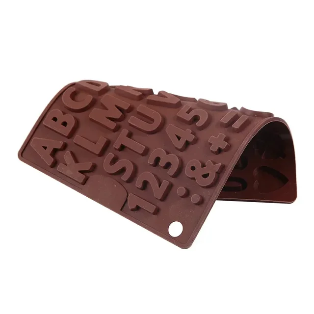 Silica Gel Silicone Mold 26 Letters Chocolate Number Cake Decoration Candy Jelly Gummies Cookie Cutter Kitchen Tools Accessories 4