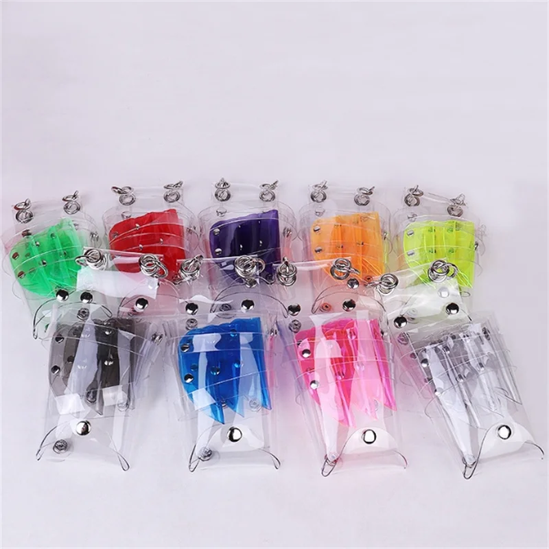 Professional 1PC 7 Pockets Barber Scissor Holder Case PVC Hair Scissors Bag Scissors Pouch With Belt Salon Hairdressing Tool