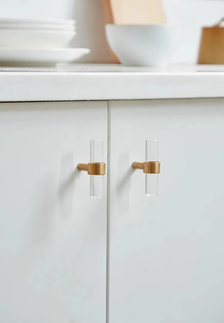 clear handle for wardrobe cupboard modern interior