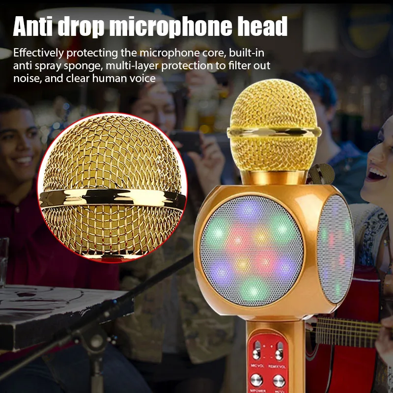 Wireless Microphone Microfono Bimbi Amazon WS1816 Wireless Karaoke