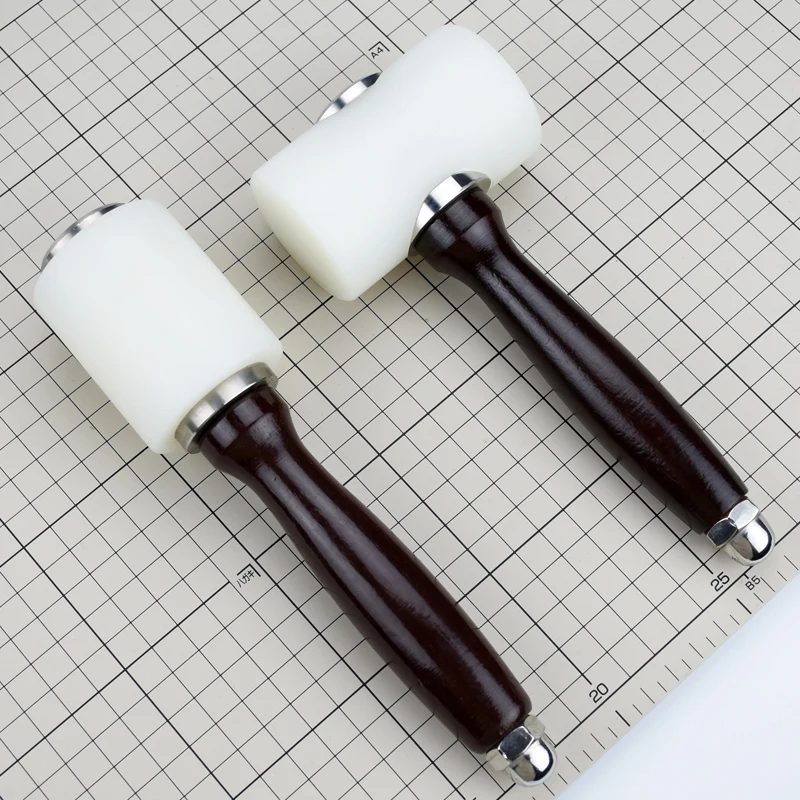

Молоток для резьбы по коже для нейлонового материала DIY Craft, профессиональный инструмент, перфоратор из воловьей кожи для кожевенного дела, аксессуары для рукоделия