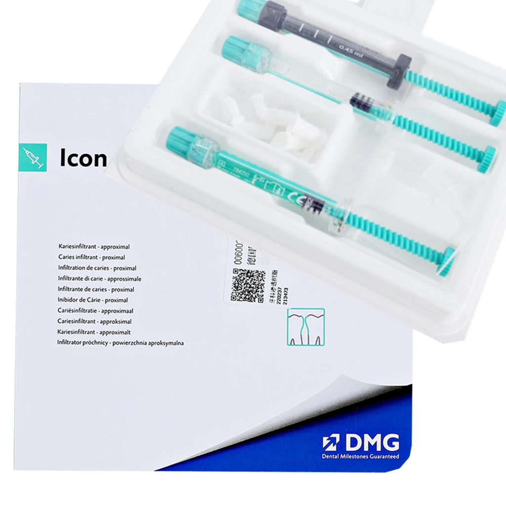 

Icon DMG Dental Caries Infiltrant Proximal Lesions Tooth Resin Infiltration Gel Composite Dentistry Instruments Tools Supplies