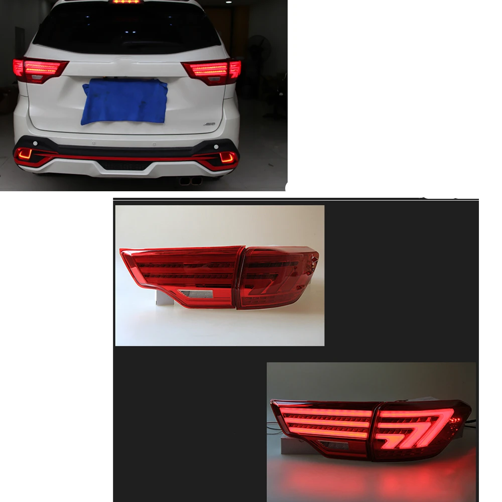 

Задний бампер, противотуманный автомобильный спойлер, указатель поворота, задний фонарь, задний стоп-сигнал для Toyota Highlander 2014-2018