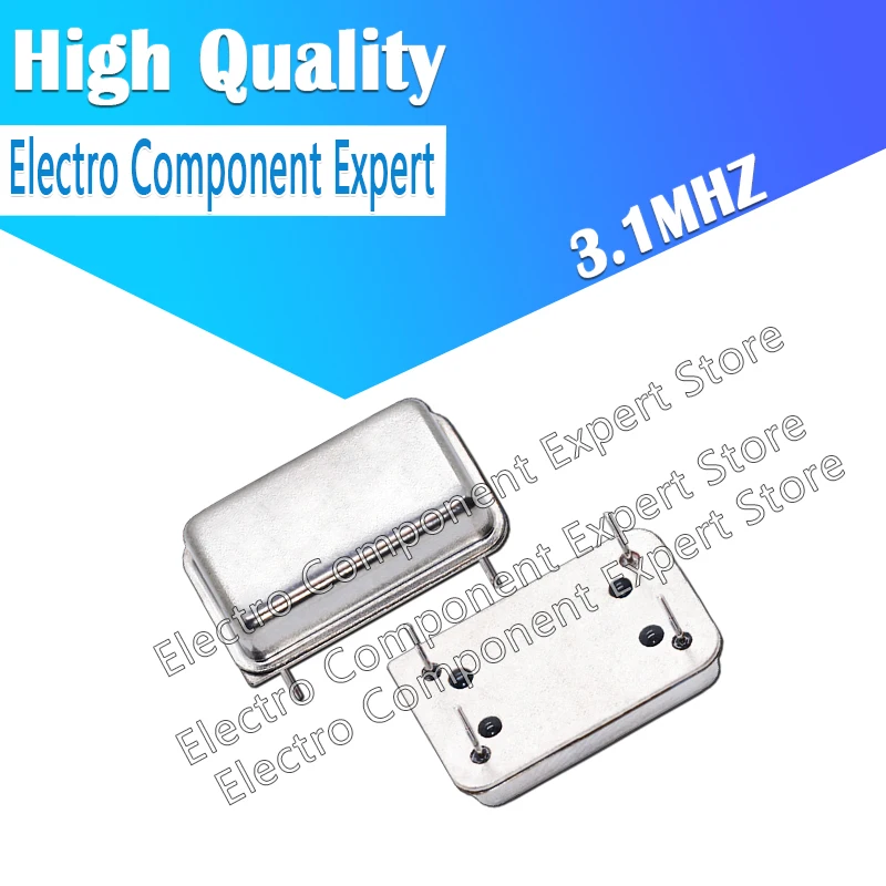 1PCS Rectangular in-line active crystal 3.1000MHZ 3.1M 3.1MHZ 4-pin full-size 3.3V clock oscillator OSC