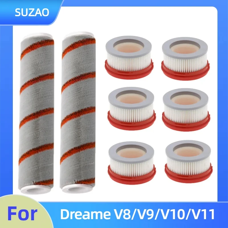 

Soft Brush Roller Hepa Filter For Xiaomi Dreame V8 V9 V9B V9D V9P XR V10 V11 V12 V16 Spare Part Accessories Replacement