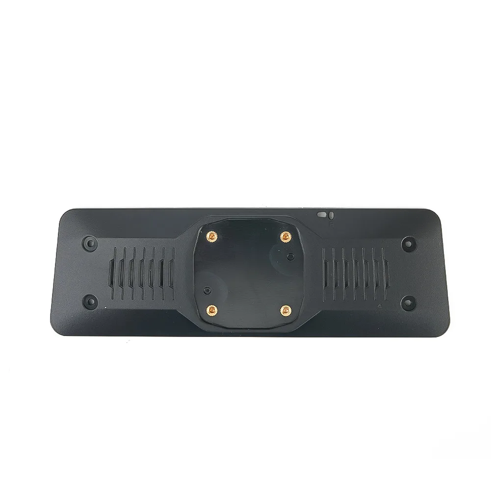Aluminum ABS Car Interior Rear View Mirror Back Plate Panel Holder + Mounting Bracket New Interior Accessories For Car DVR