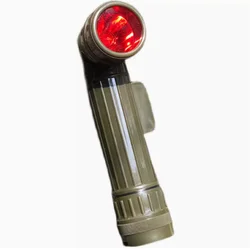Tactical Tom Combat Flashlight with Classic Design and Carrying Accessories (Green)