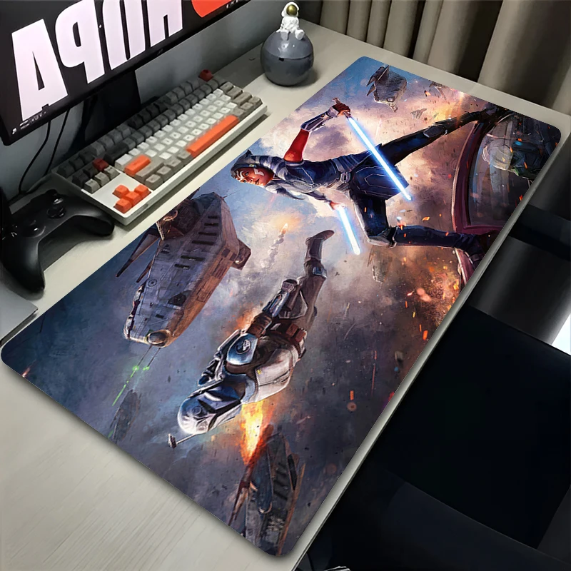 

Star Wars Mouse Pad Ahsoka Tano HD Printed Mouse Mat Large Gamer Computer Desktop Pad Office Desk And Laptop Accessories Rubber
