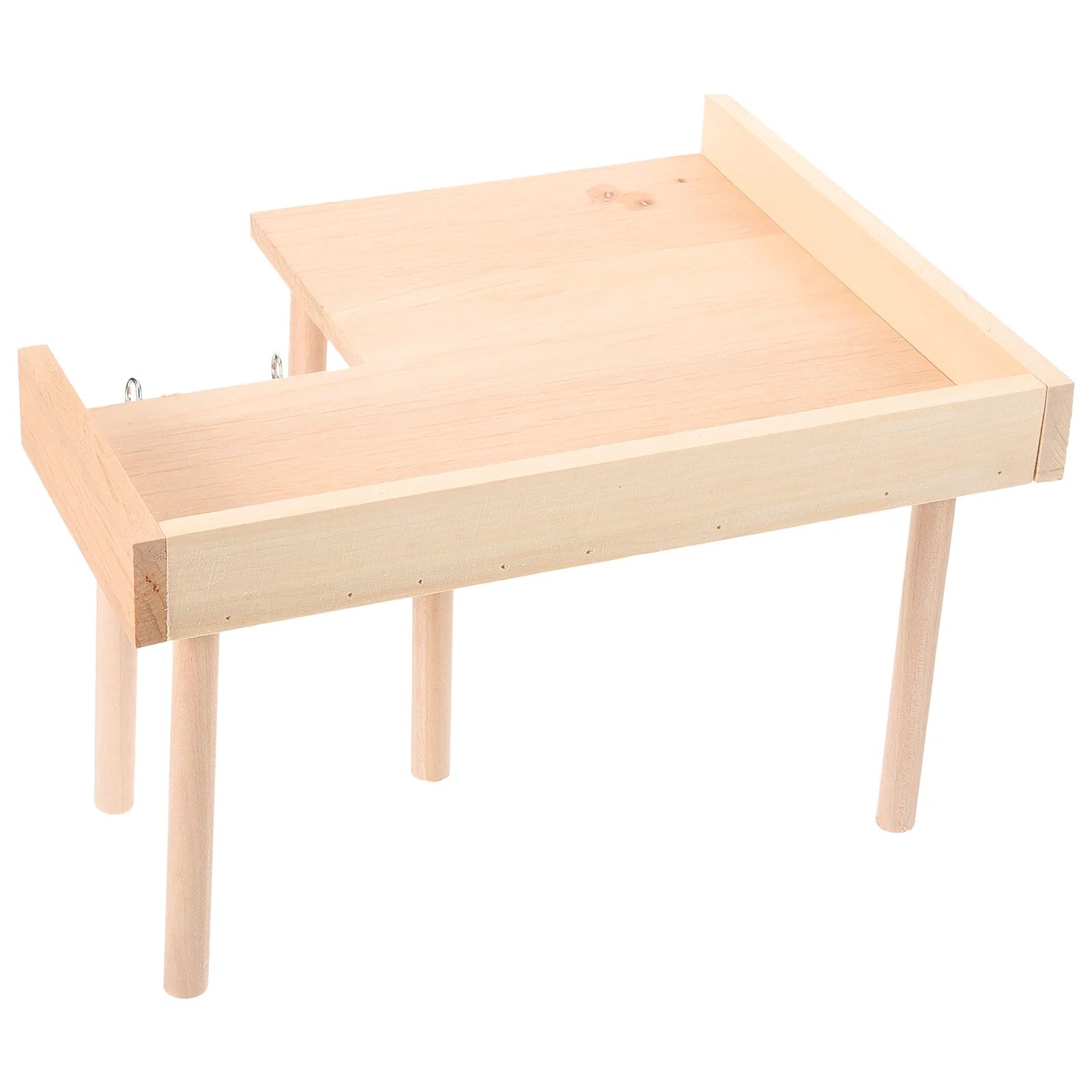 

Hamster Cage Interior Decoration Small Animal Toy Platform Accessories Jumping Table Chinchilla Toys Wooden