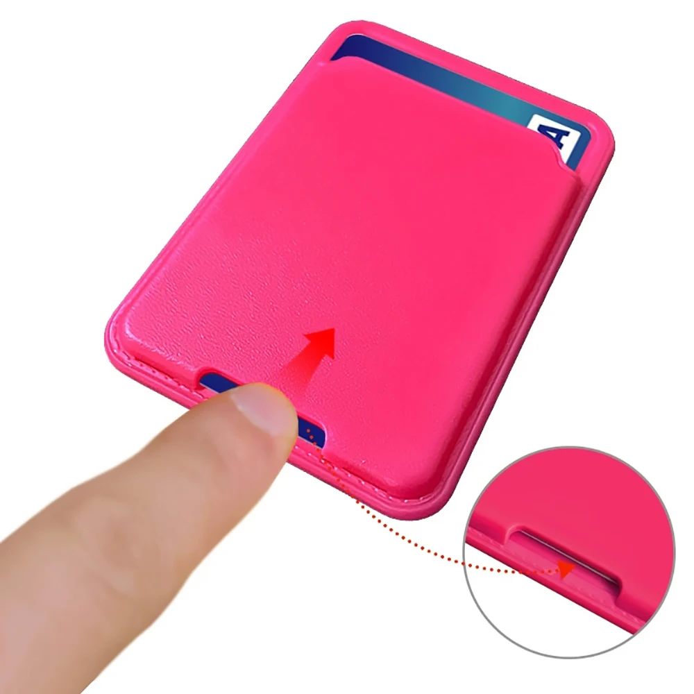 Skateboard Bear Phone Wallet Stick-On Credit Card Holder