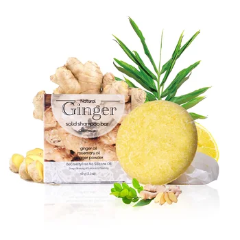 Natural Handmade Ginger Shampoo Bar 1