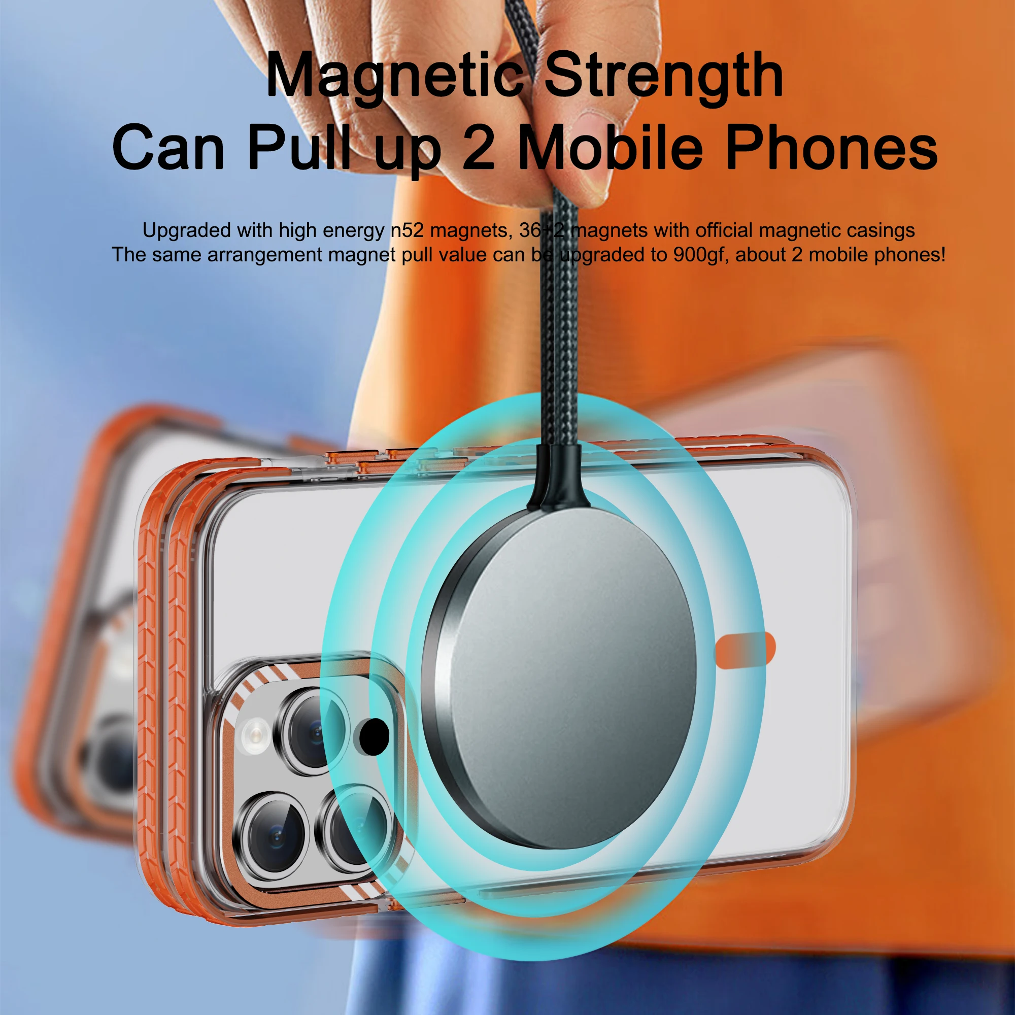 Shockproof Armor Magnetic MagSafe iPhone Case