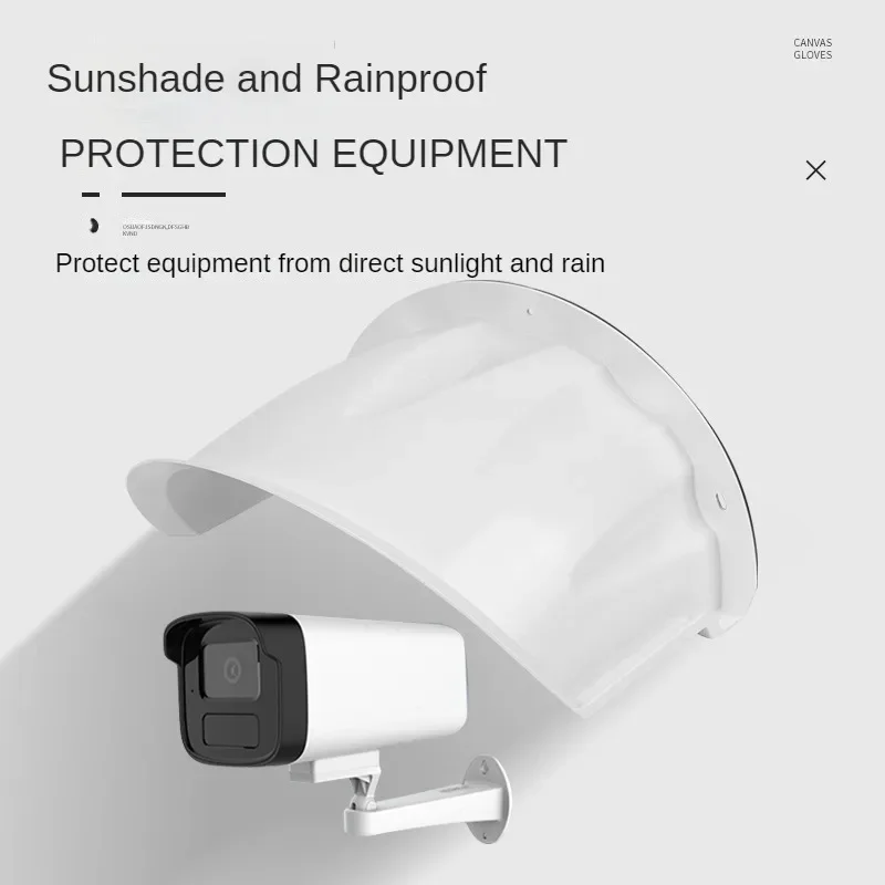 Security Camera Cover 1pc Protective Covers Wall Waterproof Rainproof Cover CCTV Turret Dome Cameras Protection Box Security Camera Protection Case