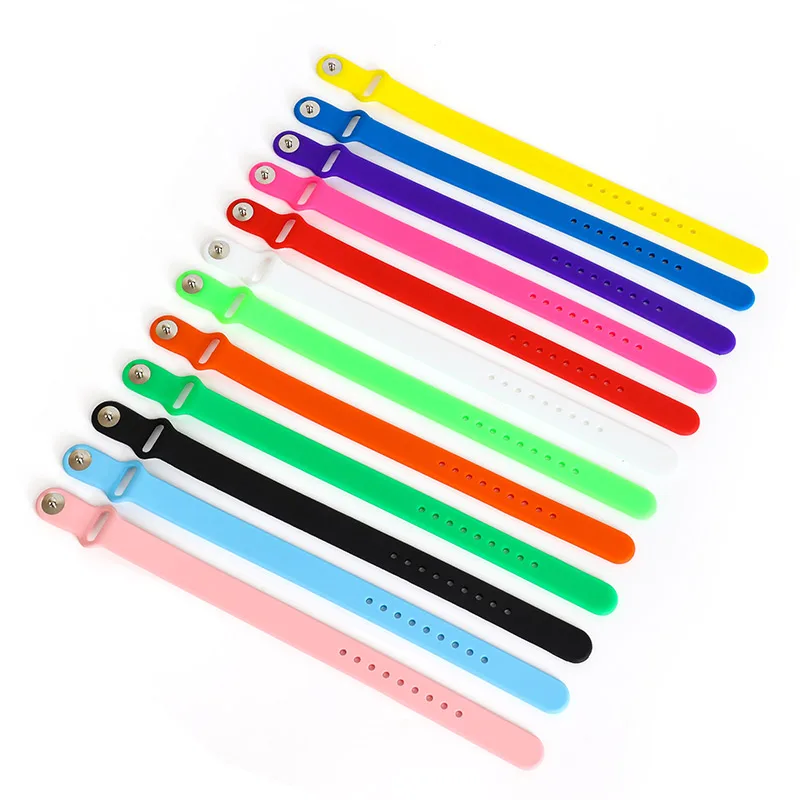 Back Buckle Style Custom Bracelets Engraved ID SOS Customizable Wristband Armband Sports Personalized DIY Bands 1PCS