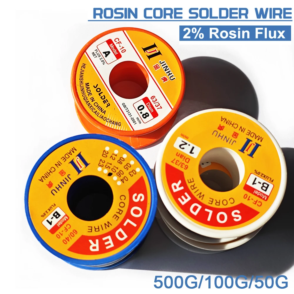 CF-10 Solder Wire Tin 0.5/0.6/0.8/1.0/1.2/1.5/2.0mm Roll Clean Rosin Welding Core Soldering Wire Flux Reel Tube 500G/100G/50G soldering wire,soldering tin wire,welding wires