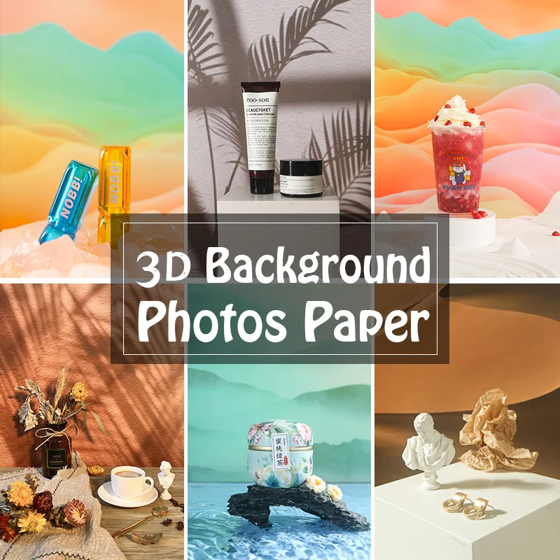 Professional Camera Take Photo Background Paper for Photo Studio Photography Props Tabletop Backdrops Board Shoot Accessories