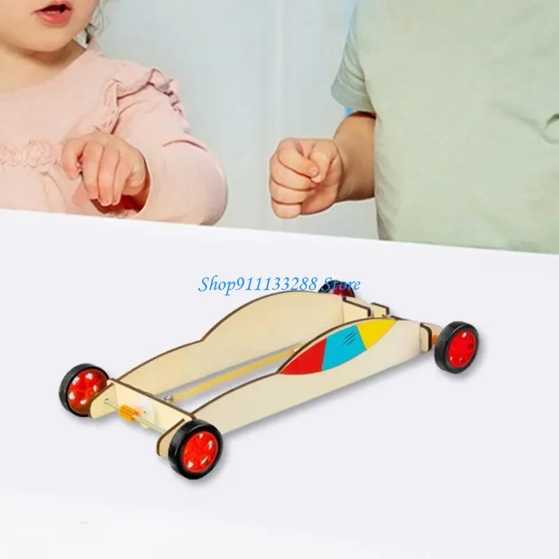 G88d Gummiband Anbieter Fahrzeugmodell Gummiband angetriebene Auto -Spielzeug für Kind – Detail 8