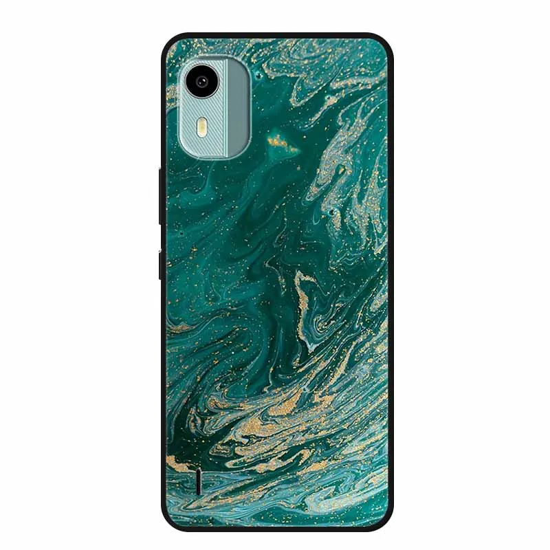 Marble Soft Silicone TPU Phone Back Cover Case - Stylish Protective Bumper