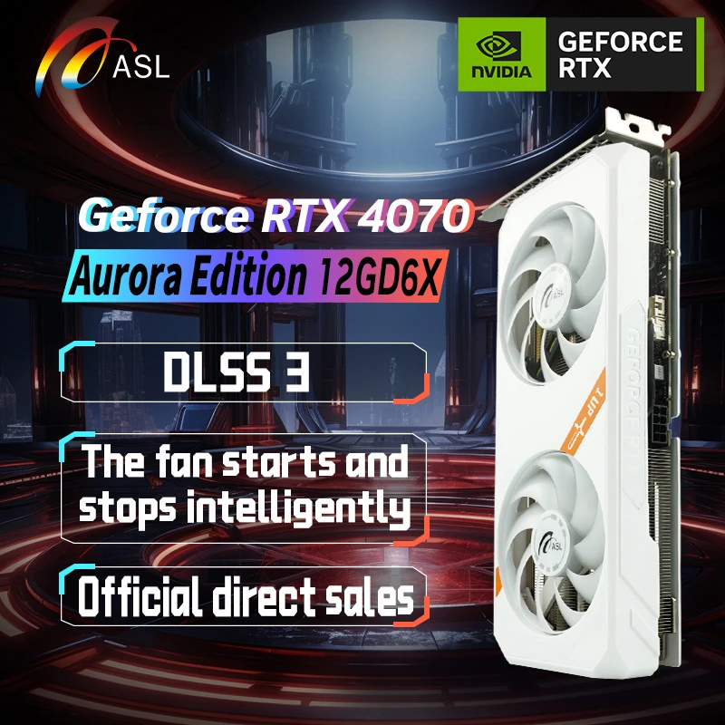 ASL Video Card RTX 4070 Ti Super RX 580 550 GTX 1660 Super RTX 3070 RTX 3060 RTX 4060 NVIDIA Graphic Video Card placa de vídeo