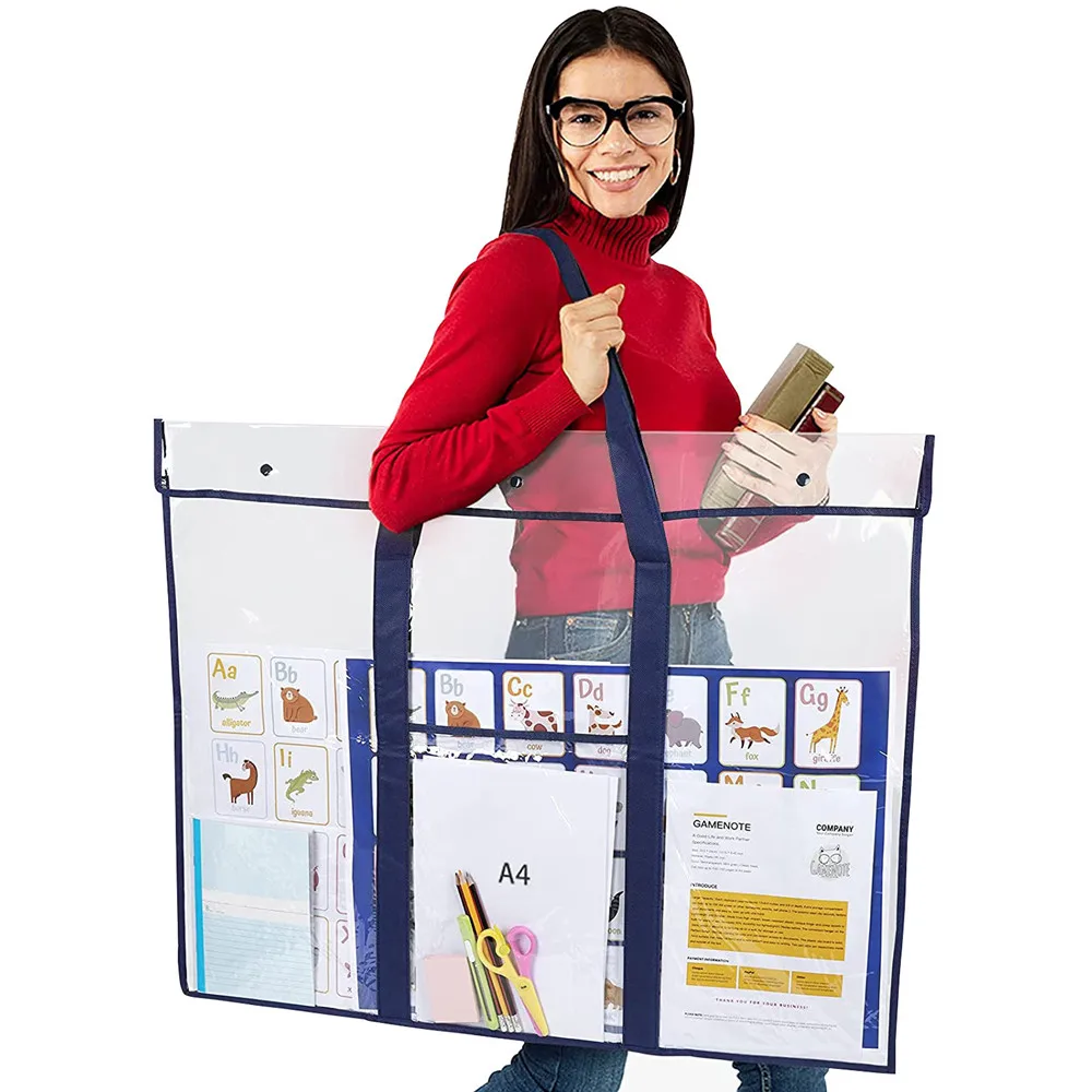 Art Storage Container Folder Pvc Bulletin Board Holder Pvc