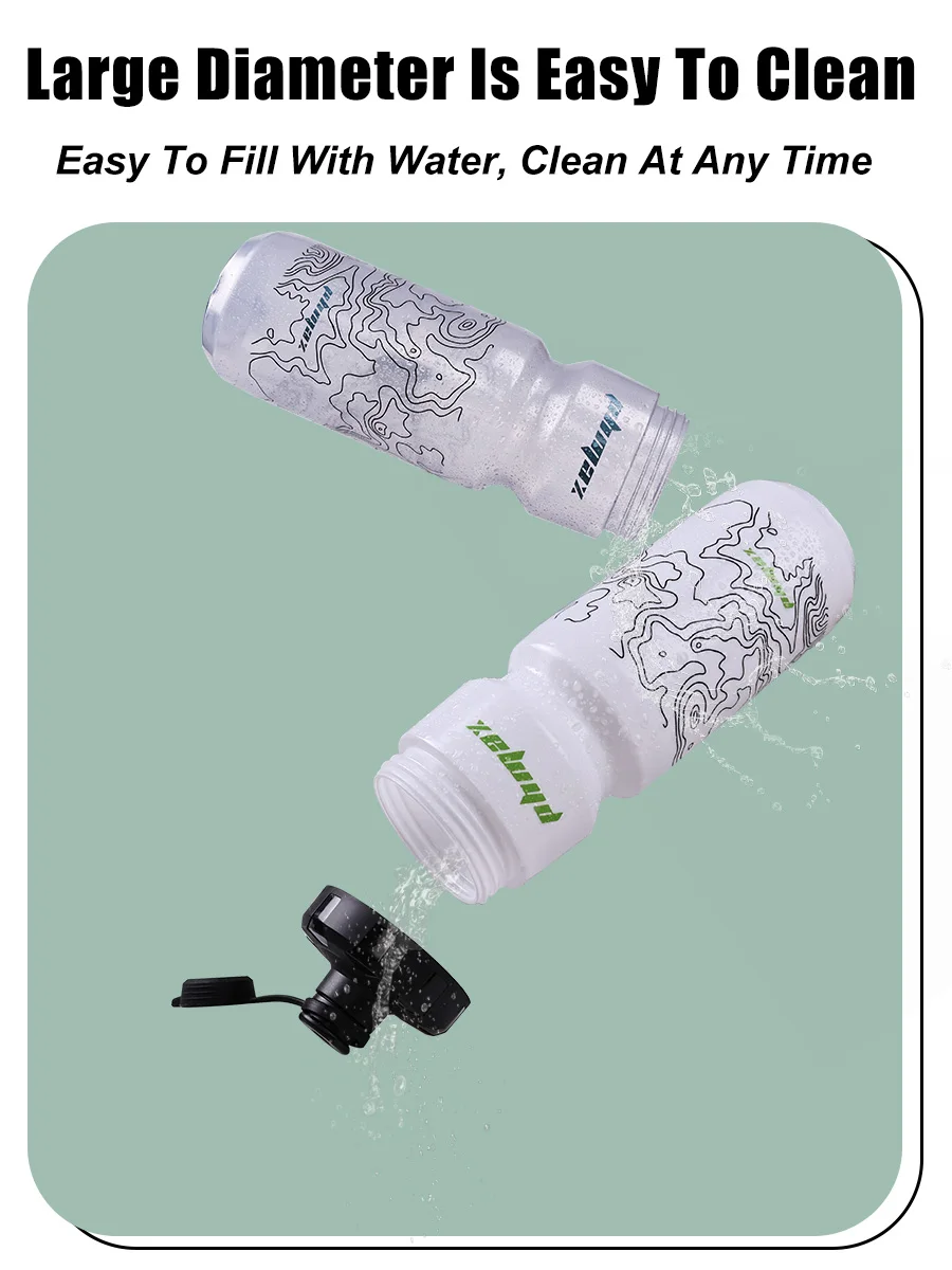 PHMAX 720ML Fahrrad Wasser Flasche Leichte Outdoor Sport Tragbare Radfahren Wasserkocher MTB Straße PP Große Kapazität Fahrrad Tasse – Detail 12