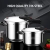 316 Stainless Steel Pressure Cooker Suitable for Gas and Induction Cookers Fast and Safe Cooking 2