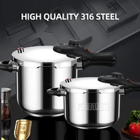 316 Stainless Steel Pressure Cooker Suitable for Gas and Induction Cookers Fast and Safe Cooking 2