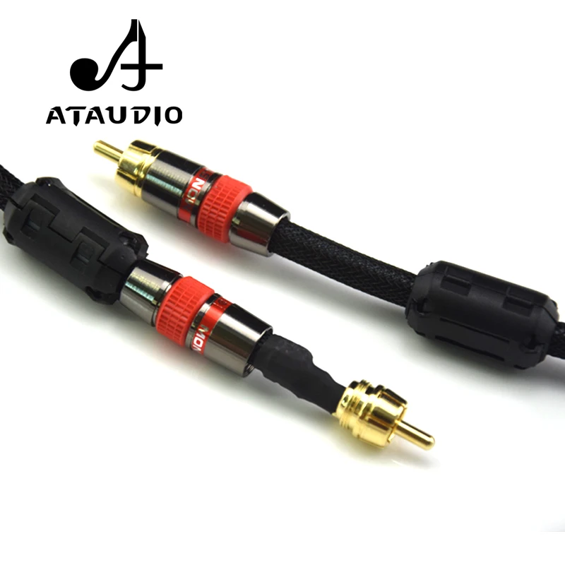 ATAUDIO      RCA ̺, ̿ RCA-RCA    ̺, 4N OFC 75ohm, 1m 2m