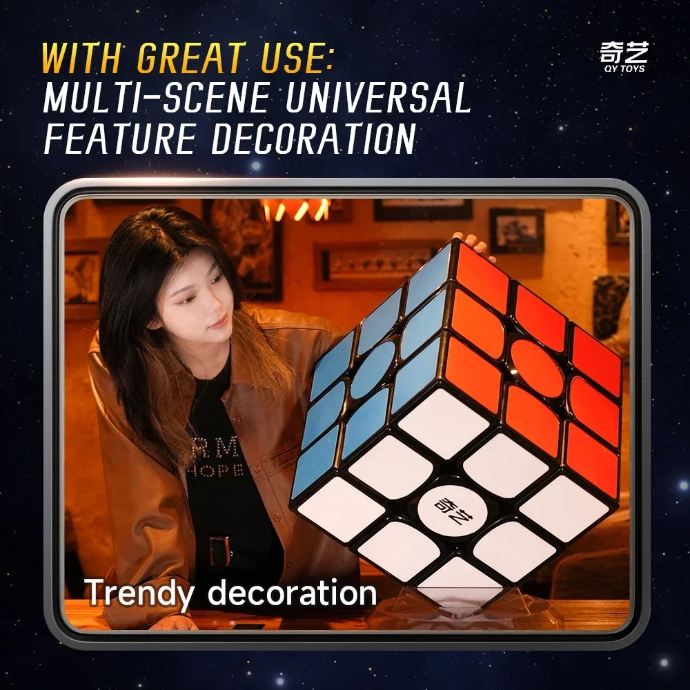 [CubeQuest]QiYi Warrior Plus Magnetic Max Box 18cm Super Big 3x3x3 Cube Magic Puzzle Cubo Magico Professional Educational Toy 4