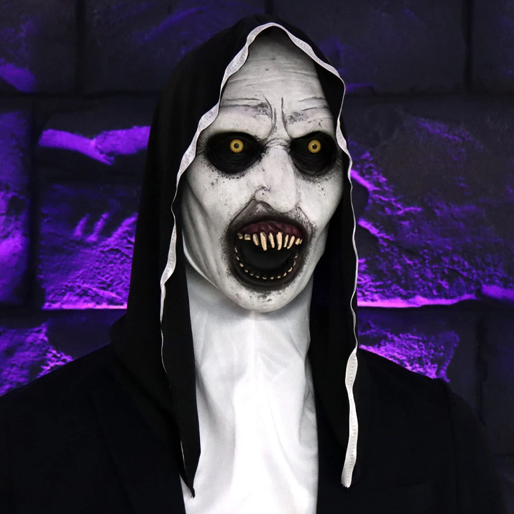 قناع تنكري مخيف خوذة اللاتكس مناسب حفلة تنكرية عيد...