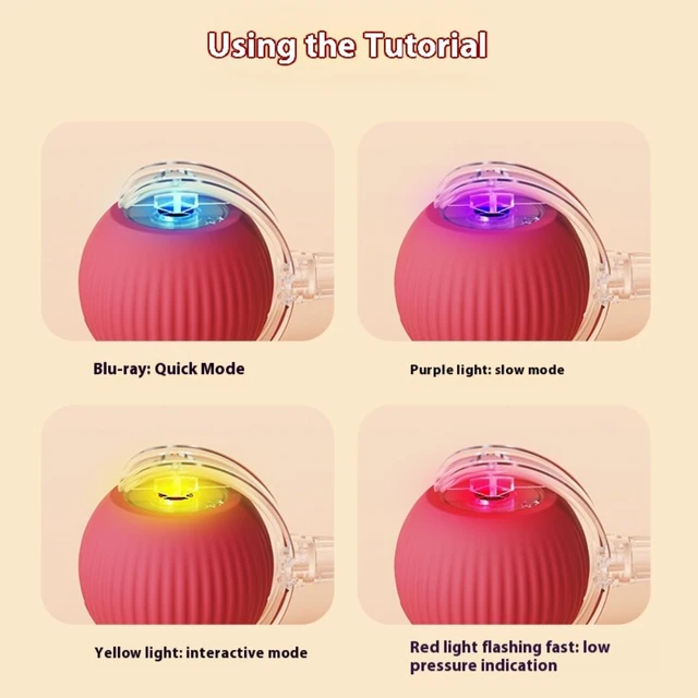 USB Rechargeable Smart Cat Toy Ball 4
