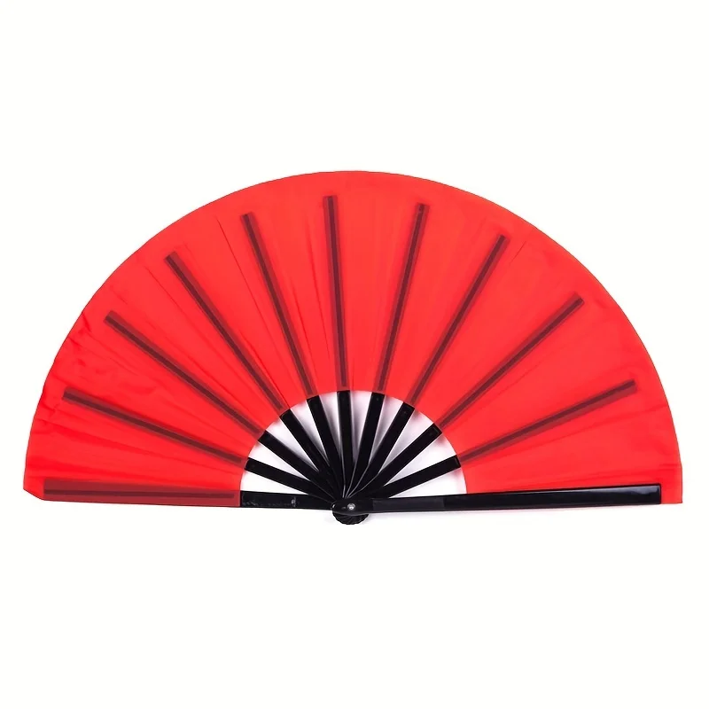 Kung Fu Fan 1 10 inch Folding Fan Martial Arts Double sided Plastic Chinese Sound Fitness Dance Classic Kung Fu